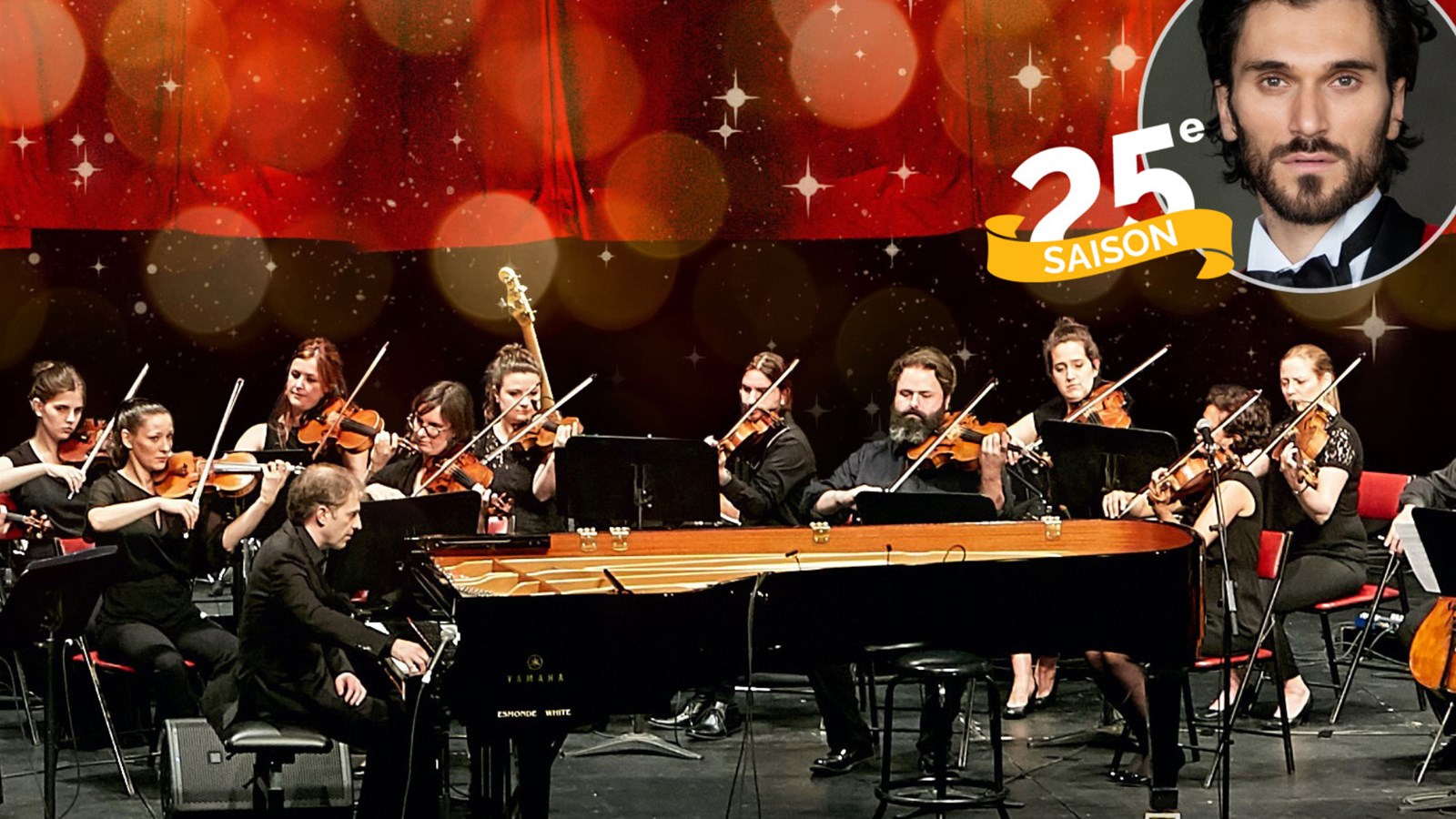 Le 13 décembre, Un piano pour Noël mettra en vedette le pianiste Stéphane Aubin, entouré de 14 musiciens et du chanteur Vladimir Kornéev