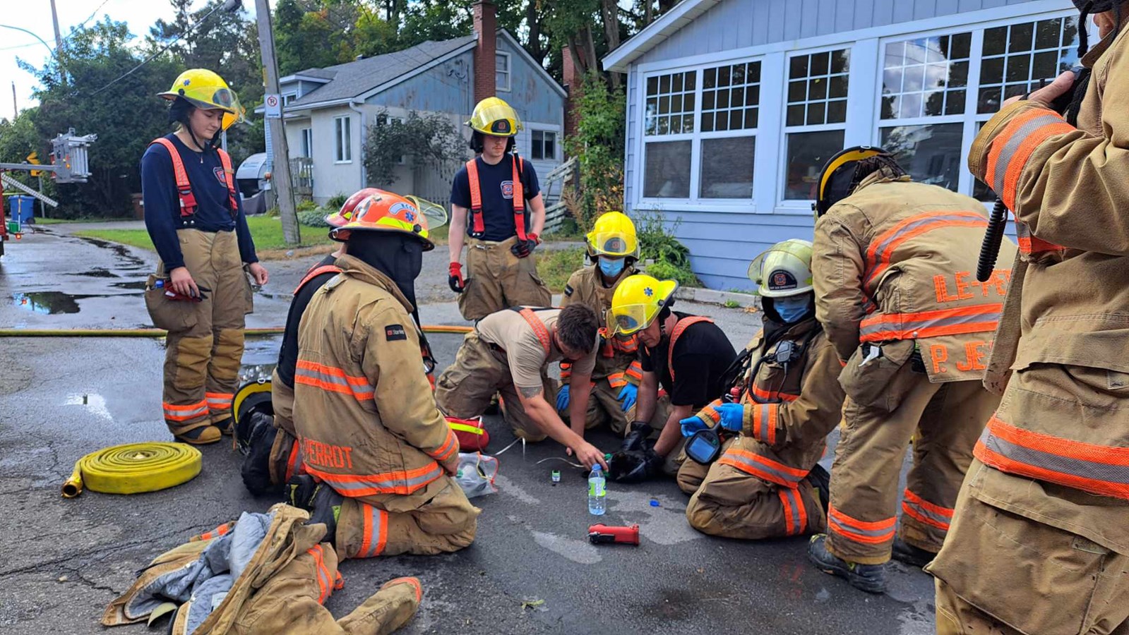 Fire on 7th Avenue in L'Île-Perrot