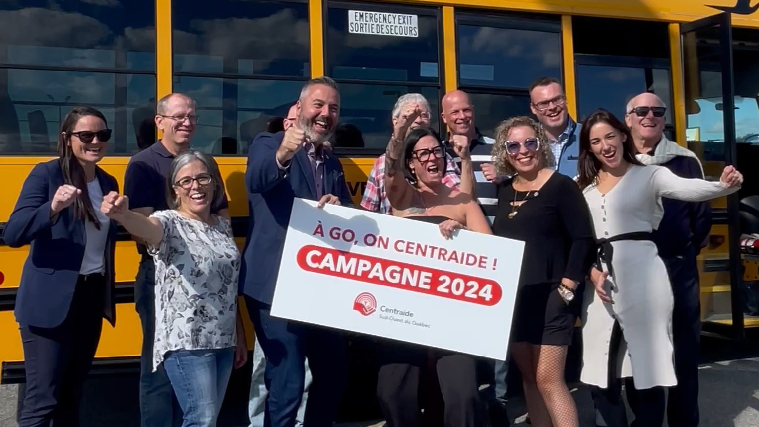 VIDÉO| Centraide Sud-Ouest prend la route pour lancer sa campagne 2024