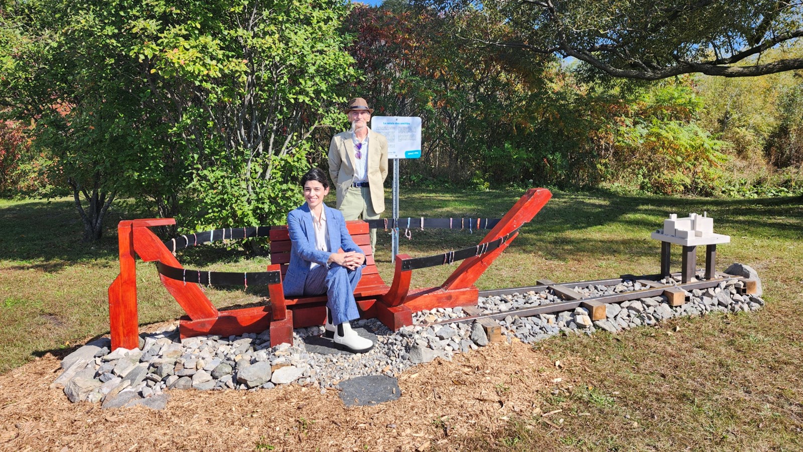 Une nouvelle oeuvre d'art public dévoilée à Salaberry-de-Valleyfield