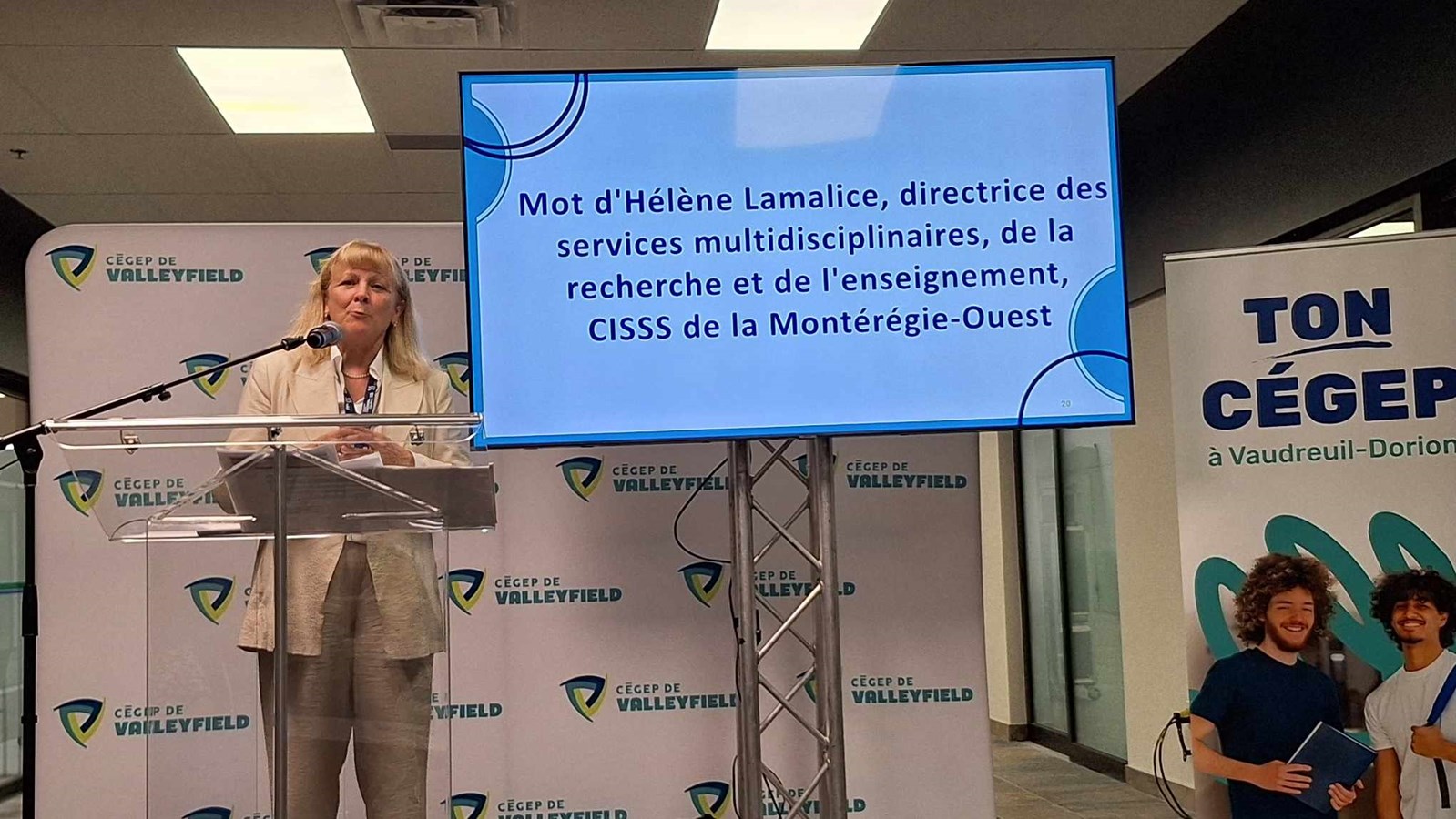 Cégep de Valleyfield: 1,5M$ d'investissements dans le Centre d'étude de Vaudreuil-Dorion