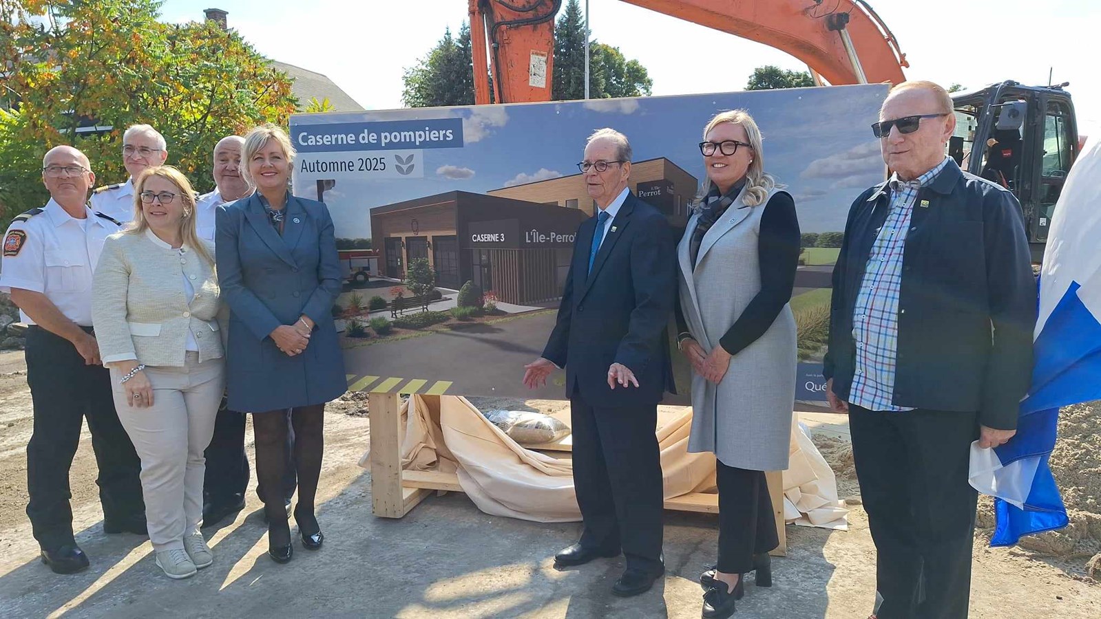 L'Île-Perrot lance le chantier de sa nouvelle caserne