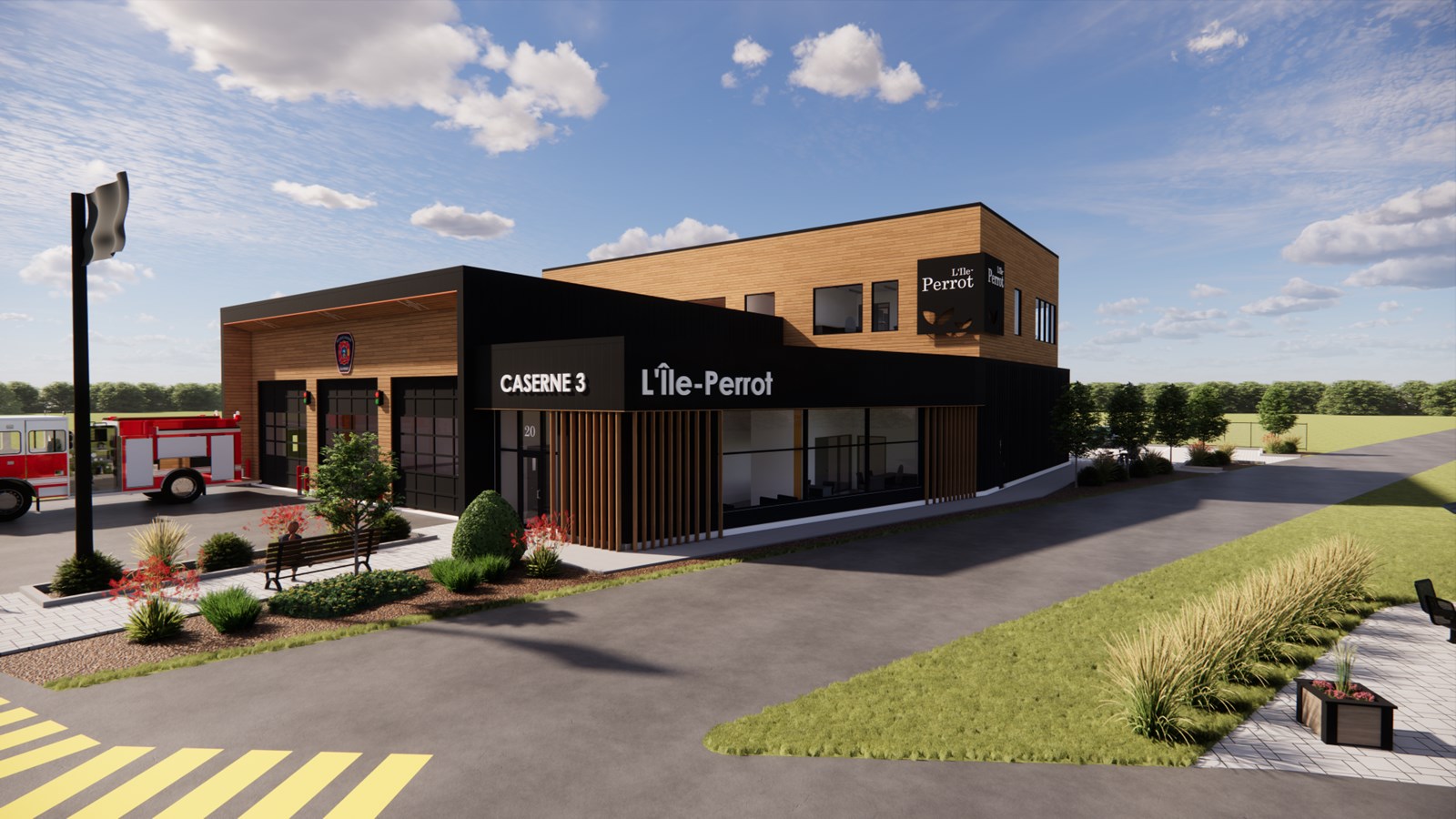 L'Île-Perrot lance le chantier de sa nouvelle caserne