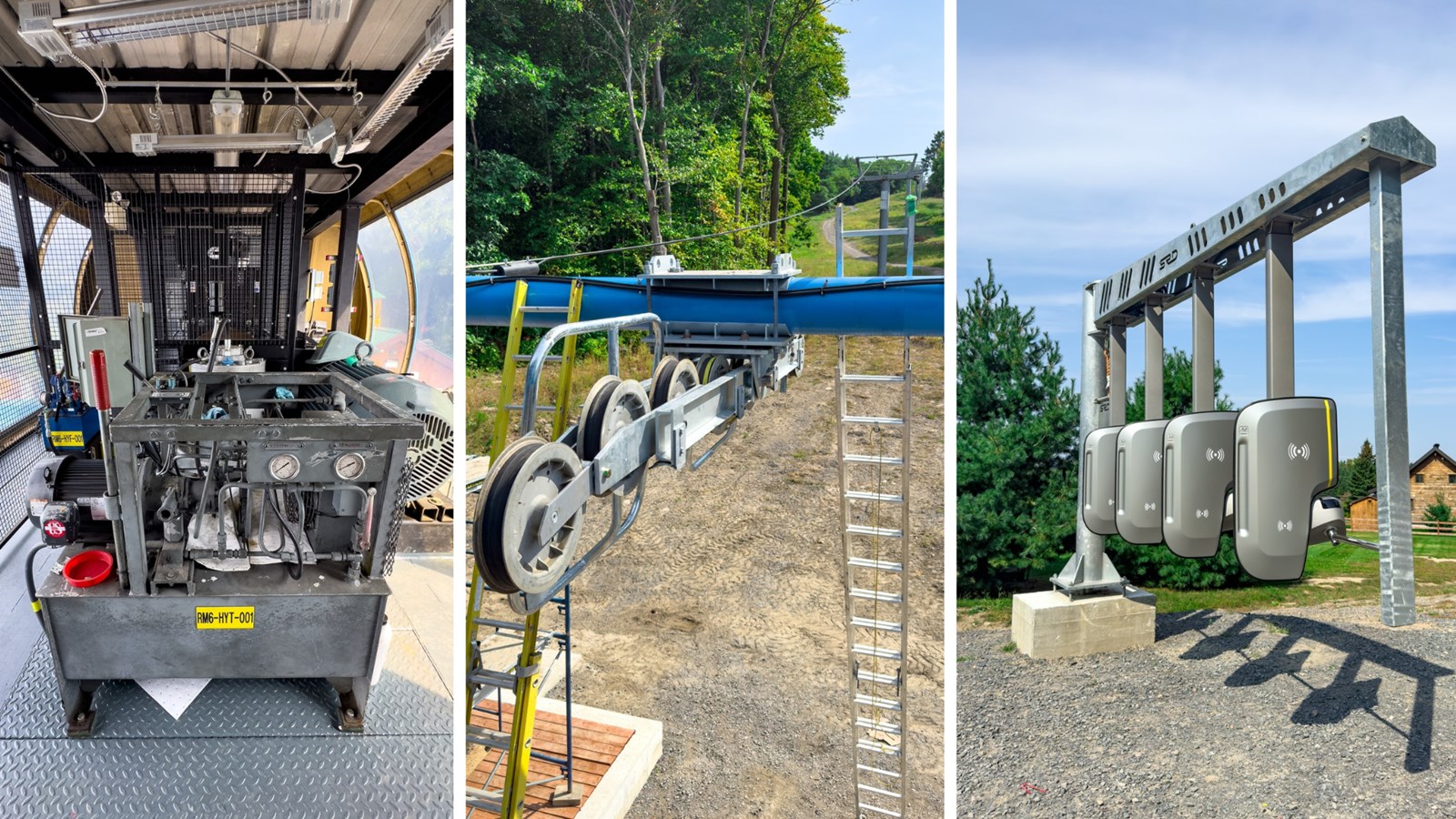 A new Mont Rigaud lift in operation this winter