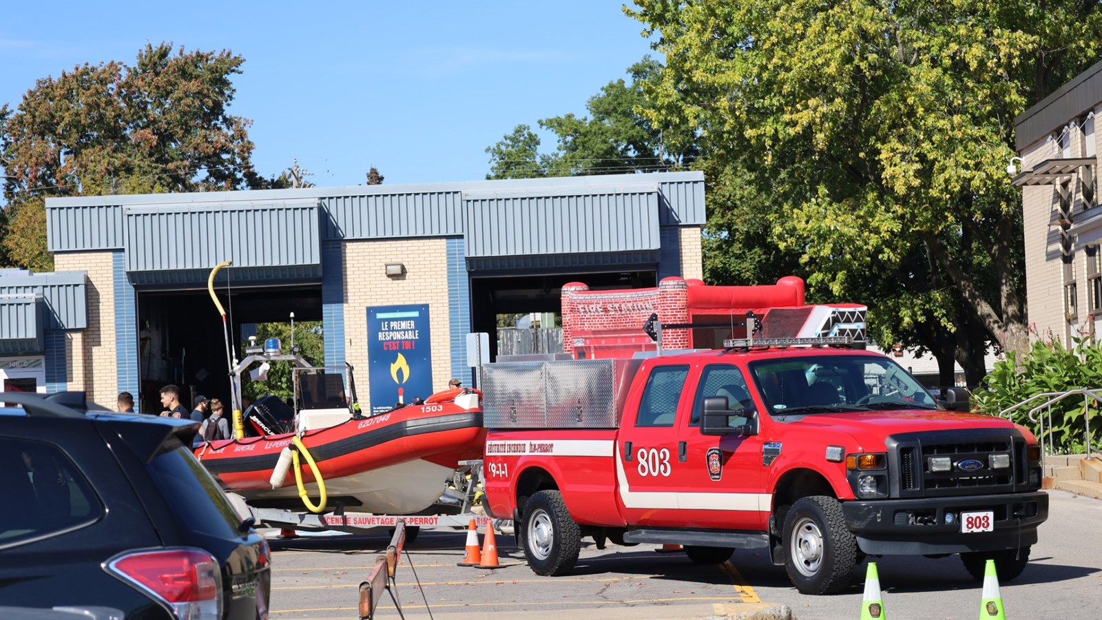 L'activité portes ouvertes attire 1200 visiteurs à la caserne de Coteau-du-Lac