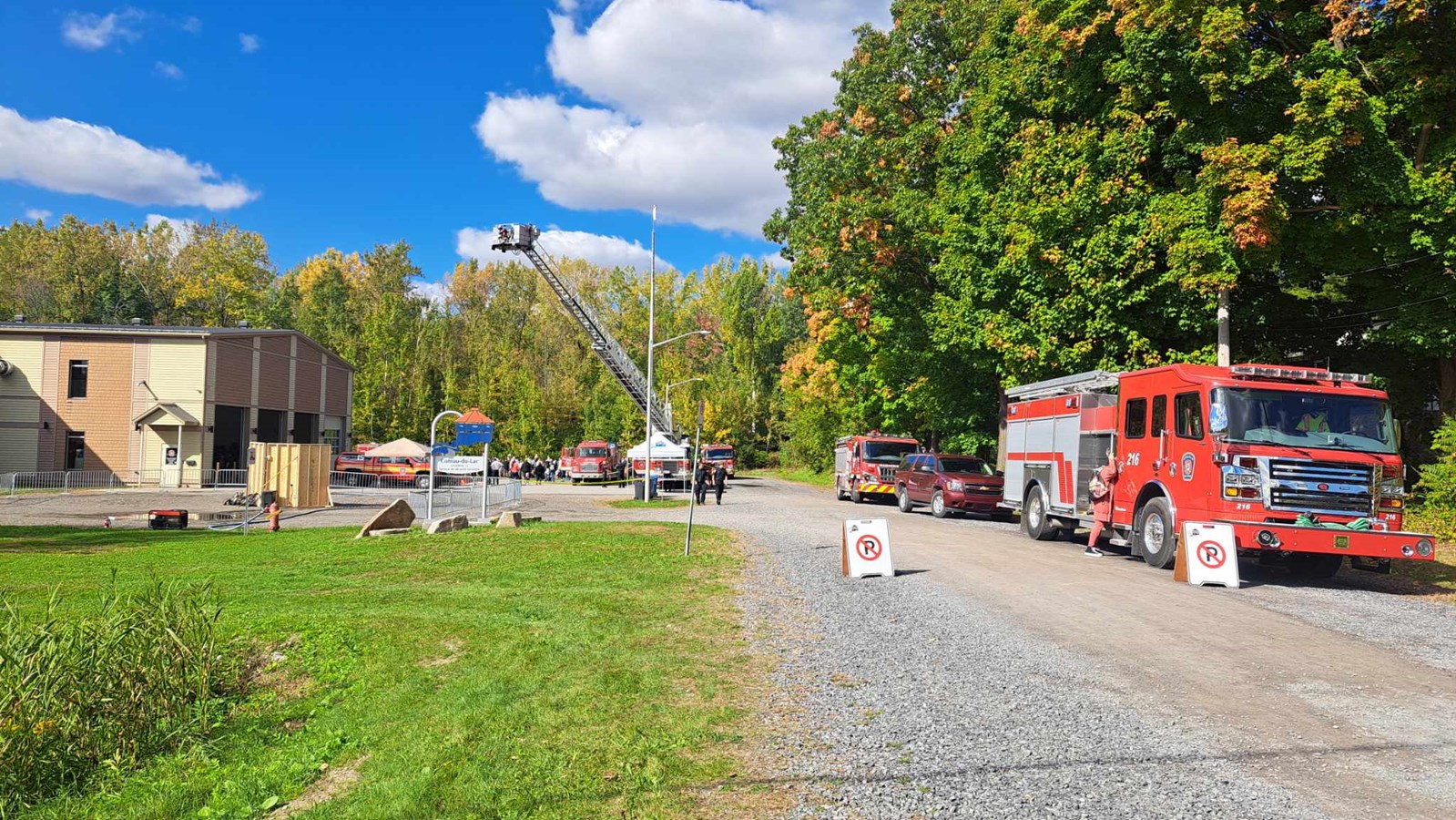 L'activité portes ouvertes attire 1200 visiteurs à la caserne de Coteau-du-Lac