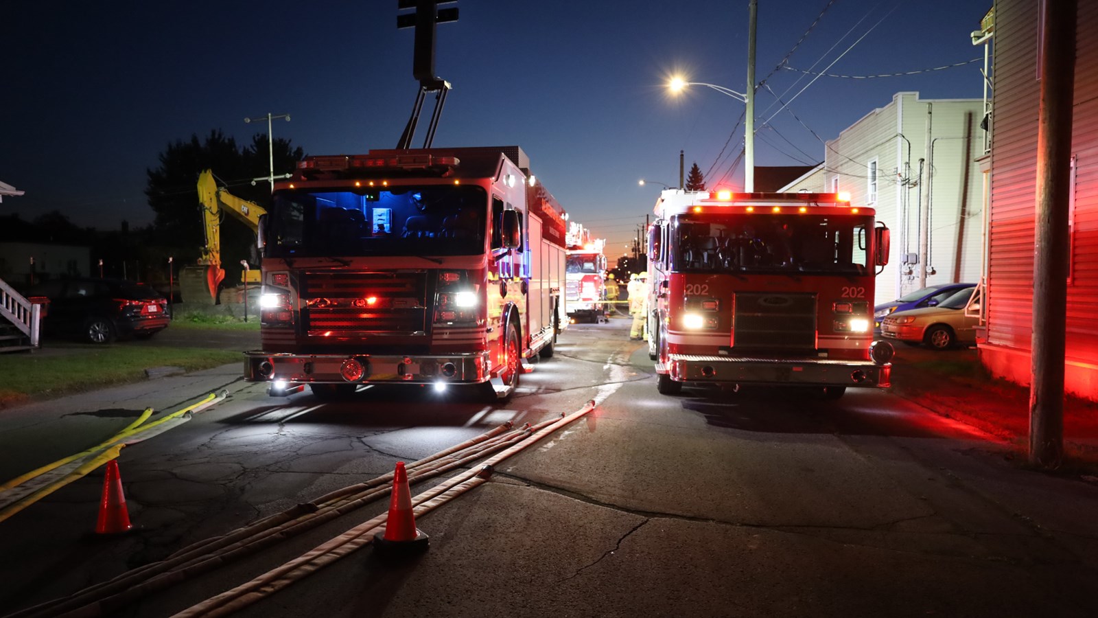 Incendie dans un triplex de la rue Cousineau à Salaberry-de-Valleyfield 