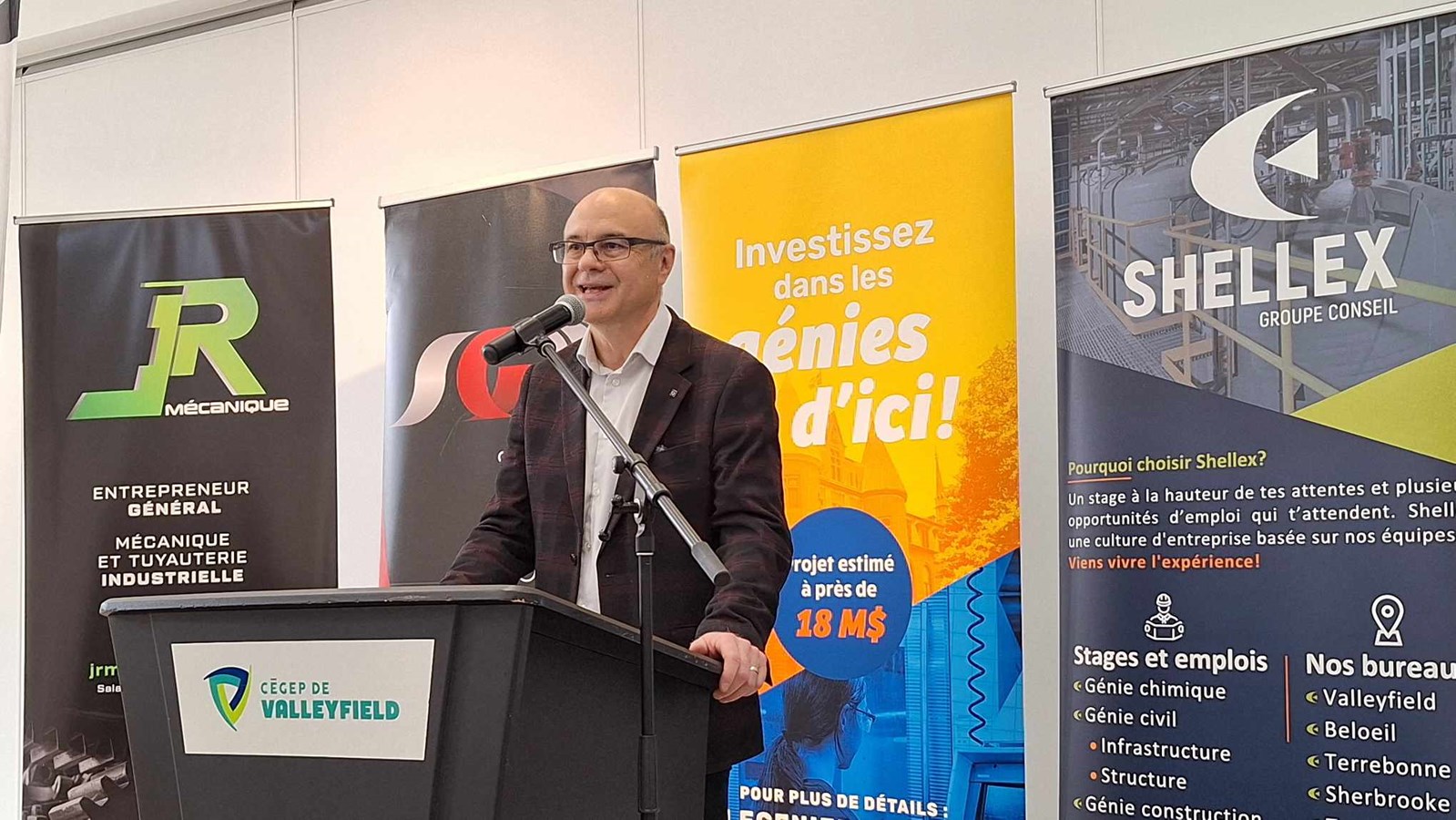 Yves Trottier, General Manager of the Fondation du Cégep de Valleyfield  