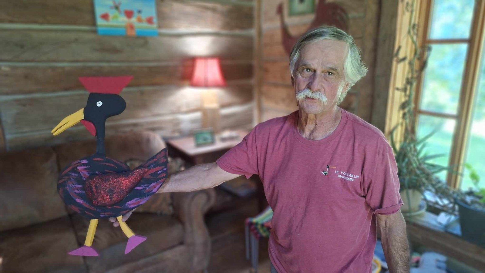 Roger Brabant et la pièce Ginette