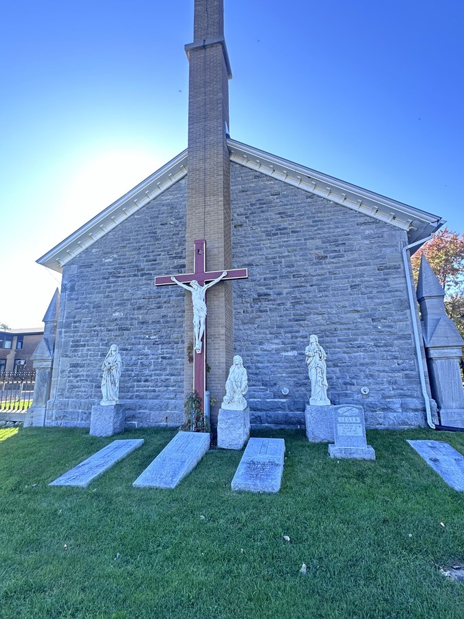 L'arrière de l'église