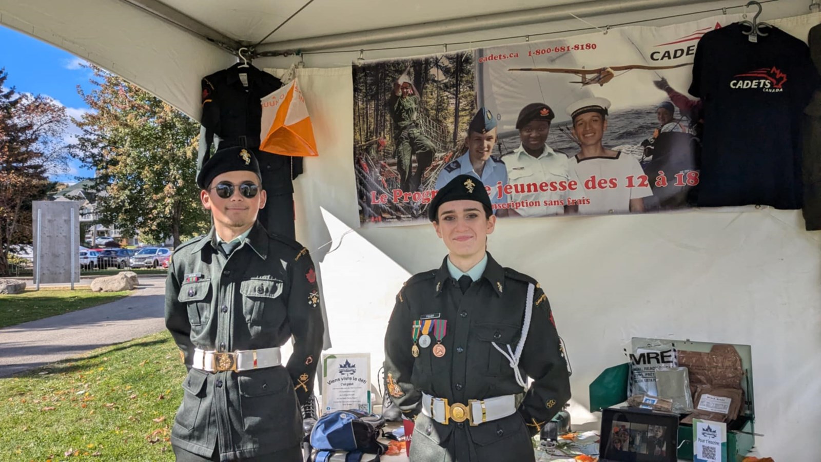 Les cadets étaient présents à la 26e édition du Festival des couleurs de Rigaud