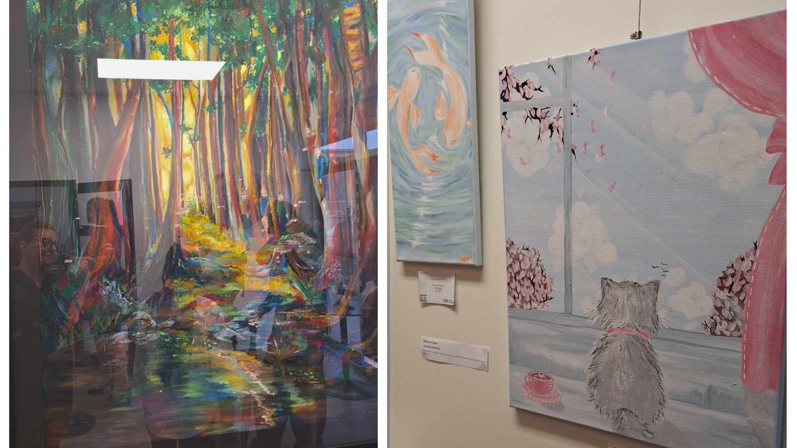Nearly 20 artists and more than 25 works on display at Carrefour jeunesse-emploi
