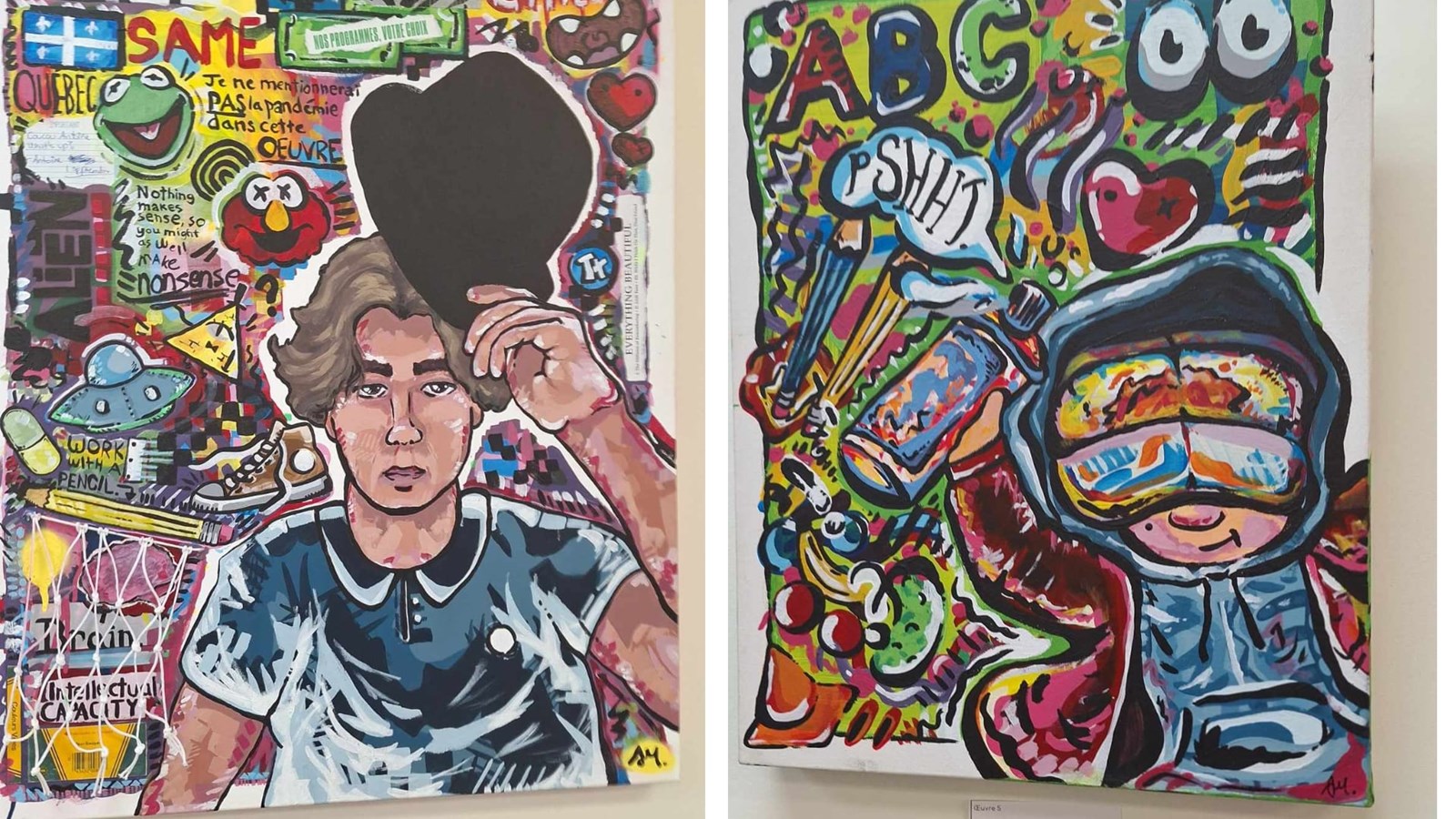 Nearly 20 artists and more than 25 works on display at Carrefour jeunesse-emploi