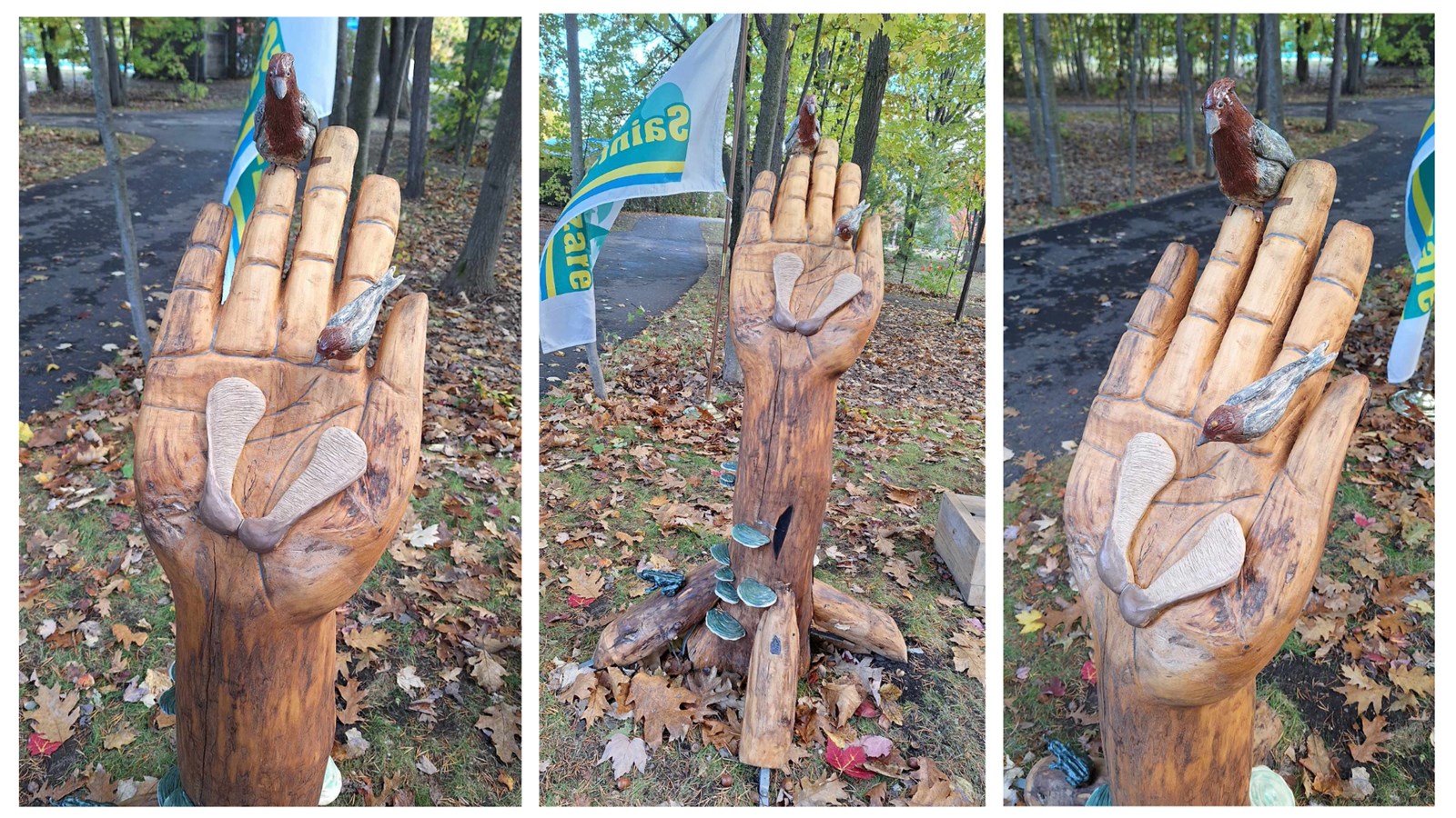 Une nouvelle œuvre prend racine au parc nature les Forestiers-de-Saint-Lazare