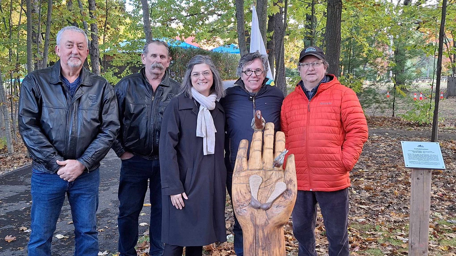 A new work of art takes root in the Forestiers-de-Saint-Lazare nature park