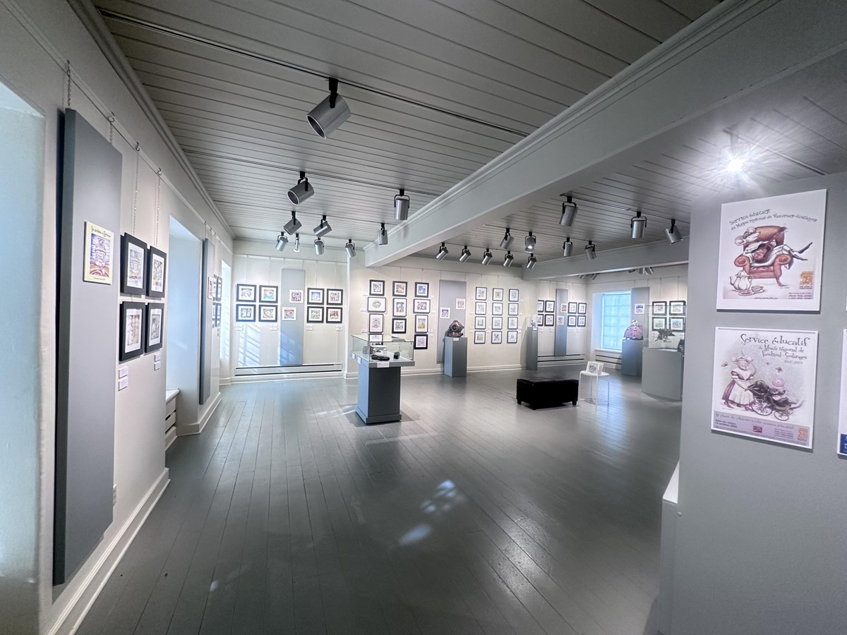 At the Musée régional : celebrating the 13 albums of the Cyprienne muse