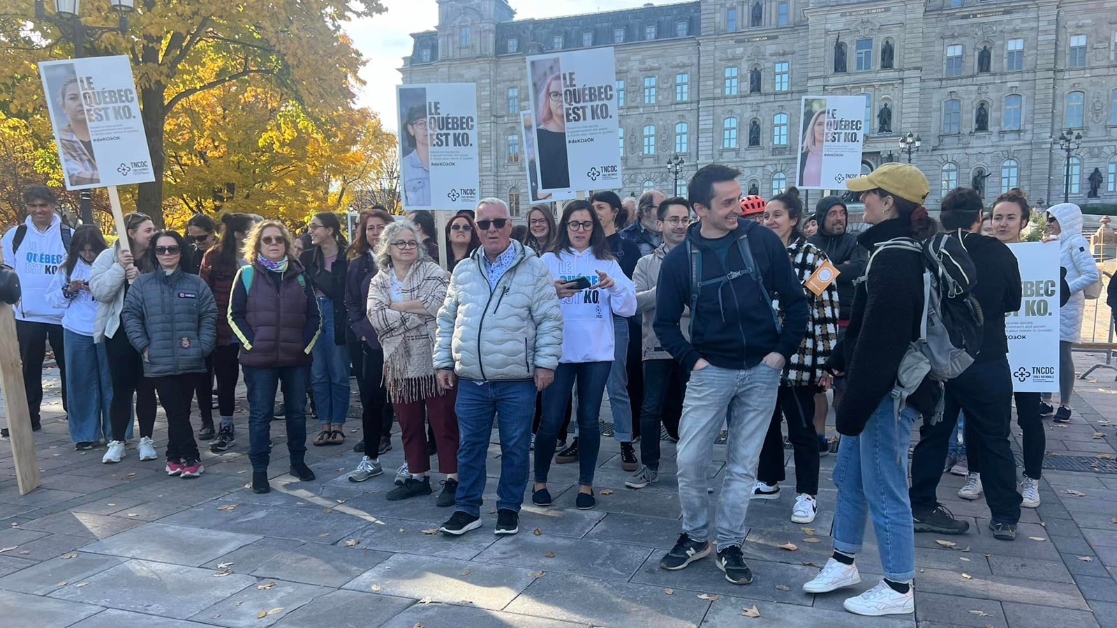 "It's time to move from a Quebec 'knocked out' to a Quebec 'OK'" - Sébastien Legros