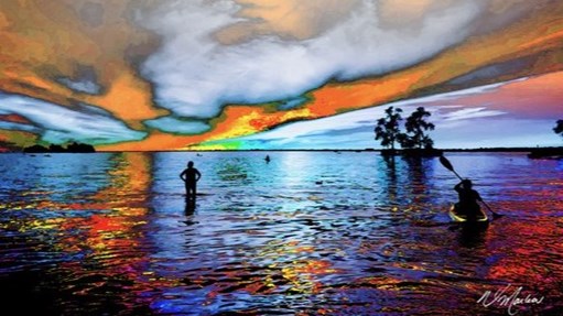 "Ciel de tropiques au parc des hirondelles", by Natacha Marleau