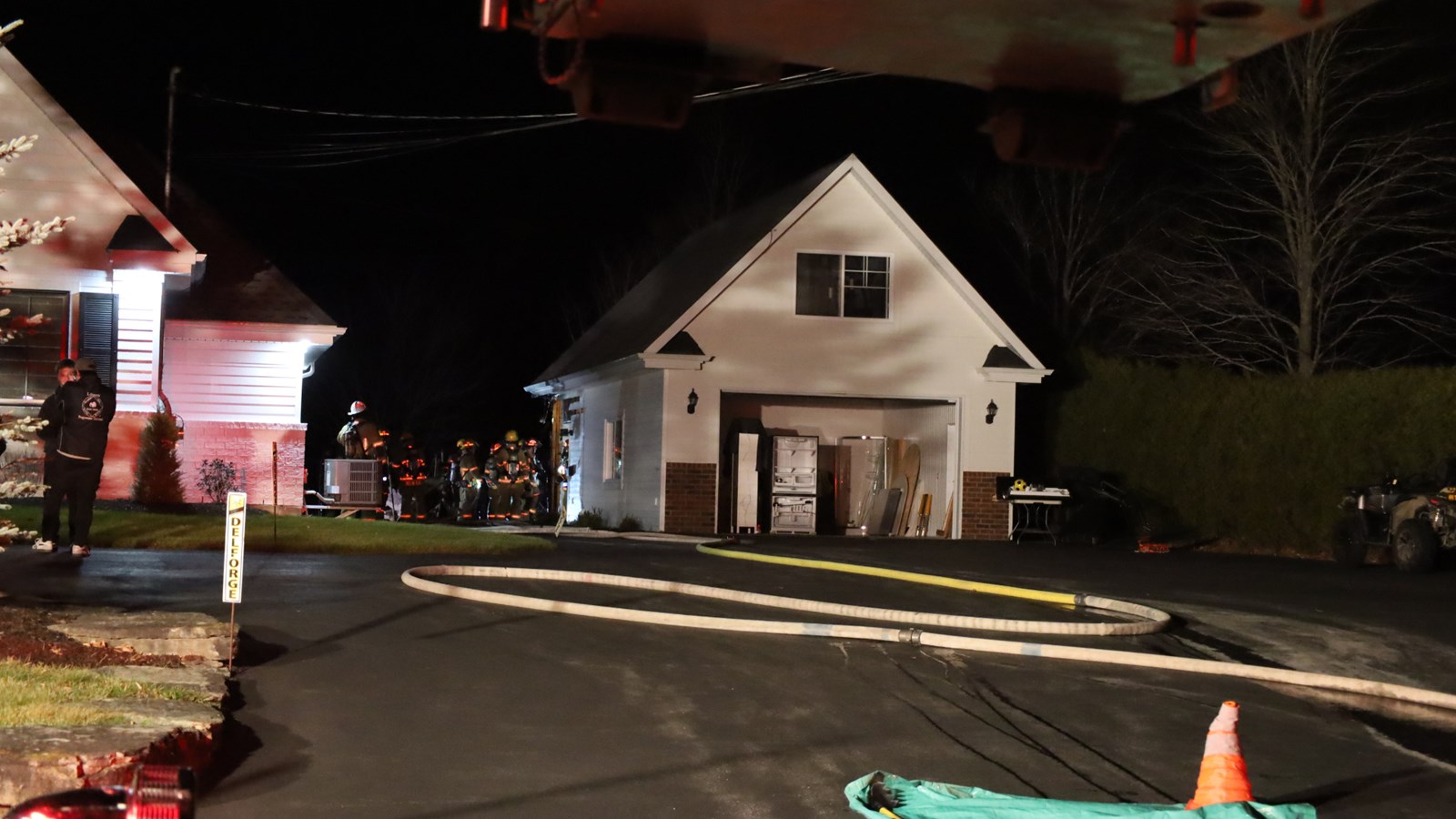 A cigarette butt may have caused a fire in Coteau-du-Lac 