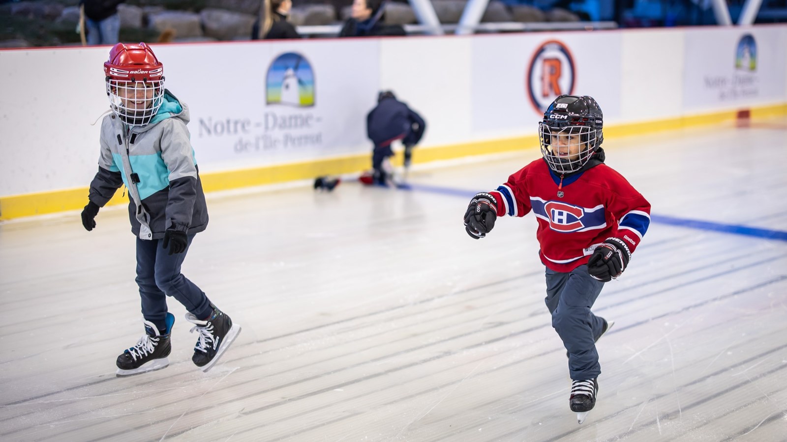 NDIP launches the outdoor skating season and inaugurates the roof of its refrigerated rink