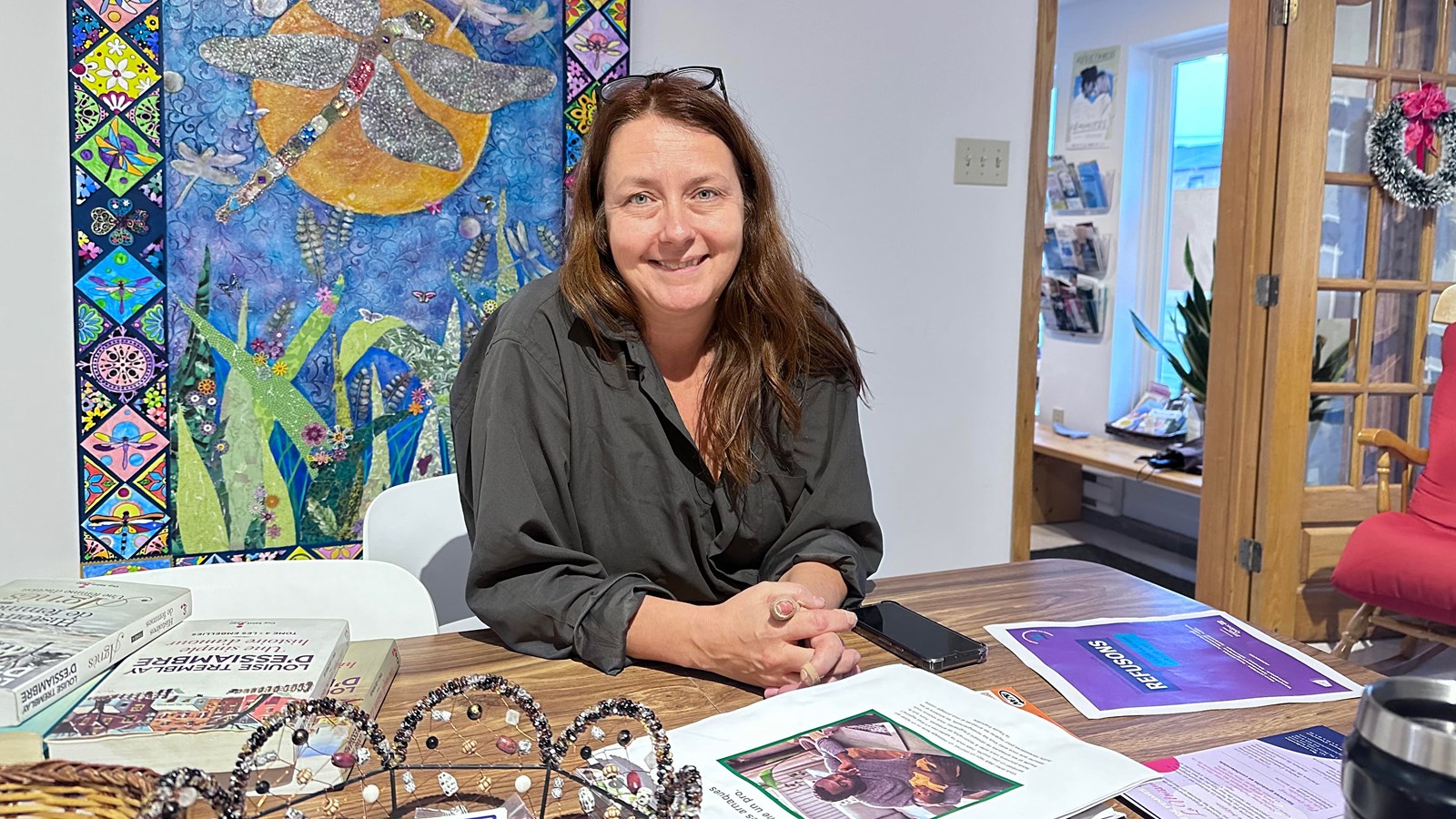 Karine Giguère, coordinator Centre de femmes La Moisson in l'Île Perrot