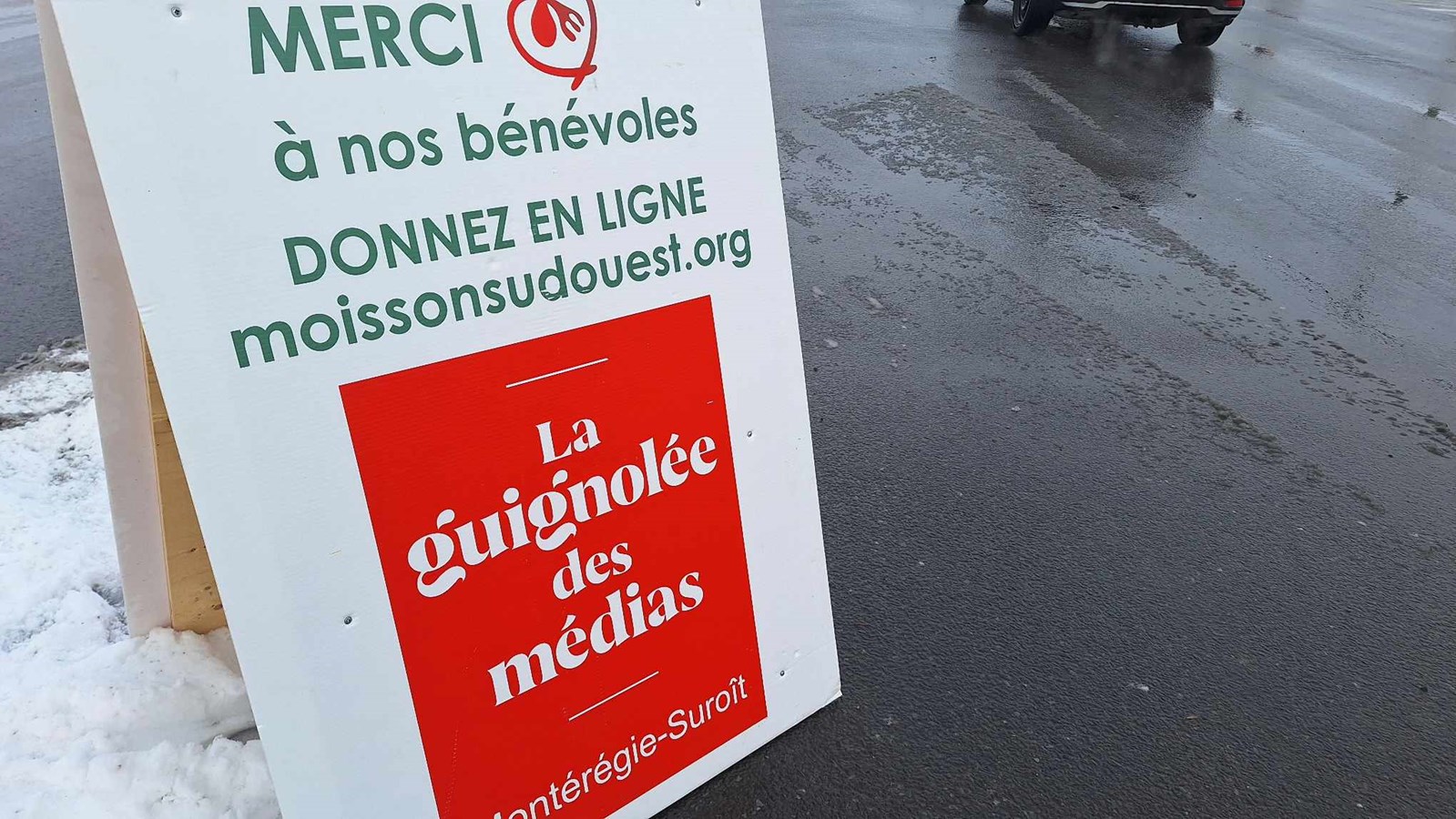 Les bénévoles de la Guignolée des médias dans la rue jusqu'à 15 h