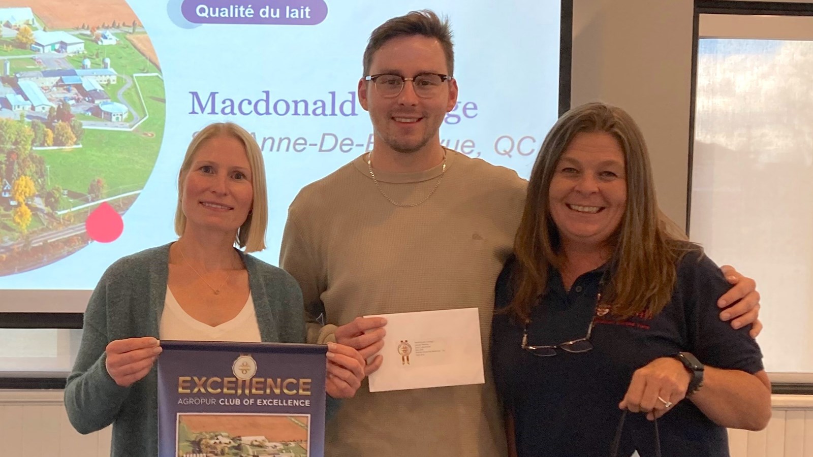 Natasha Lapointe, Pierre-Marc Deschamps et Janice Pierson