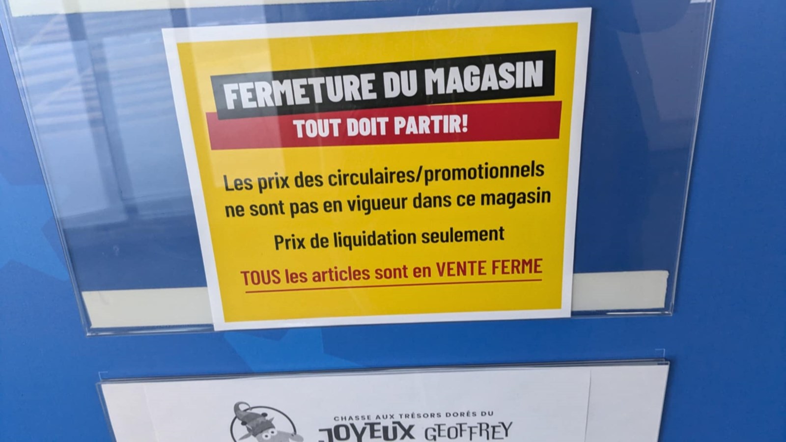 Vaudreuil-Dorion Toys “R ”Us closes its doors