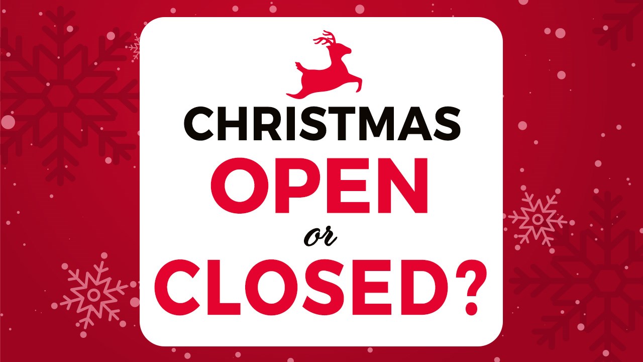 Open or closed on December 25?