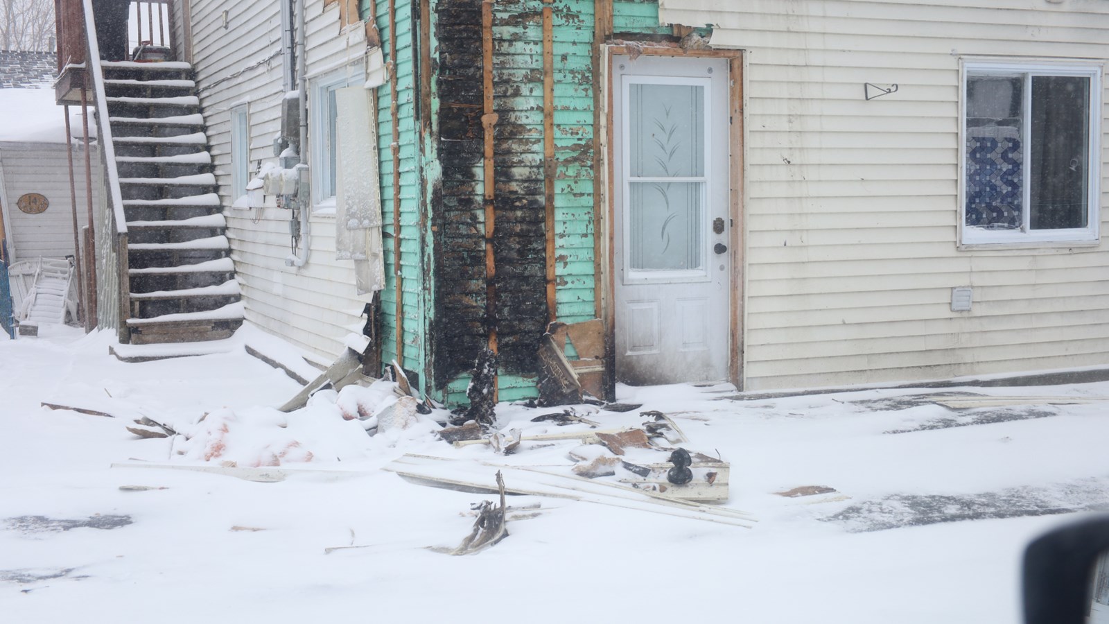 Une résidence de la rue Penon endommagée par un incendie suspect