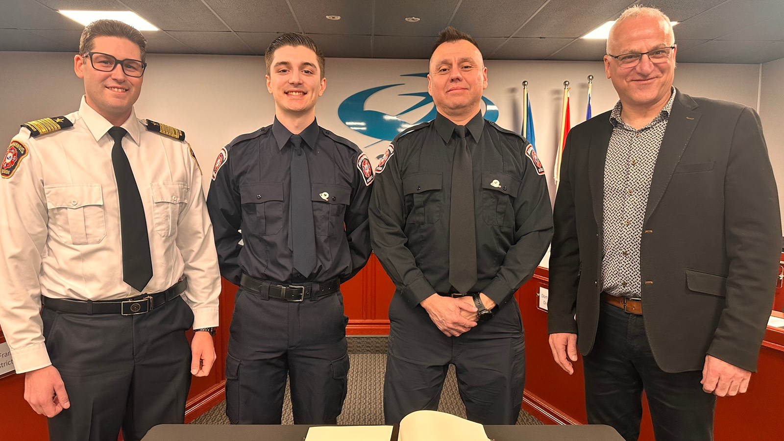 Beauharnois : Deux pompiers honorés 