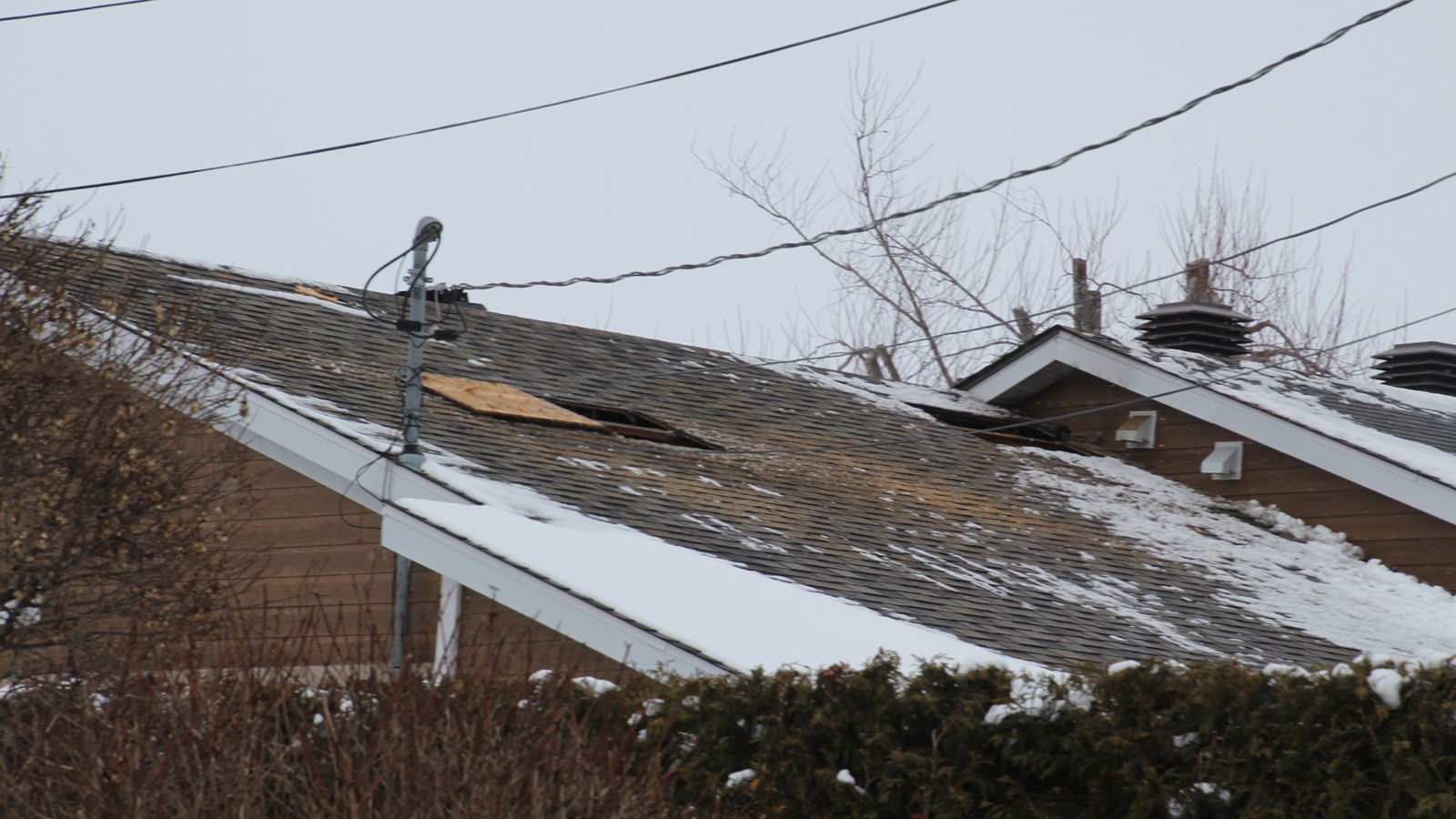 A home on rue Gauthier in Saint-Polycarpe has been engulfed in flames