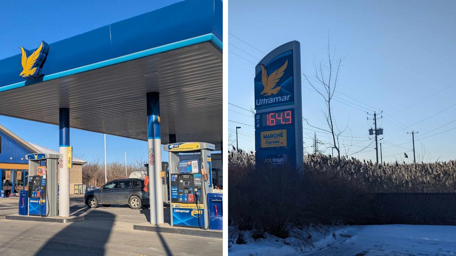 Station Ultramar sur la rue Henry-Ford à Vaudreuil-Dorion