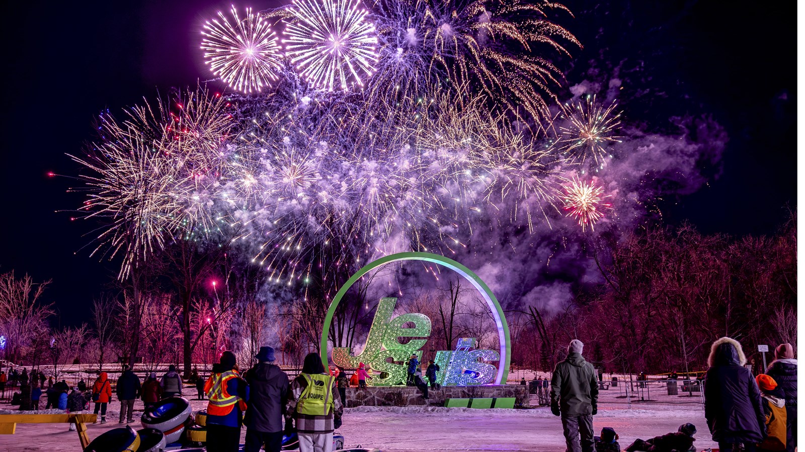 Le parc de la Maison-Valois en fête avec Feux et Flocons