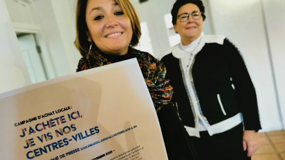 Éliane Galipeau, directrice générale de la CCIBVSL et Suzanne Carrier, présidente du C.A. de la CCIBVHSL invitent les entreprises à s'unir et à privilégier l'achat local