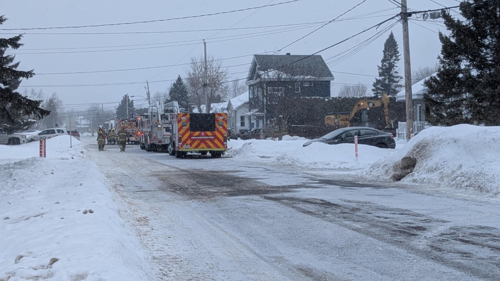 Une résidence de Saint-Zotique est détruite par les flammes