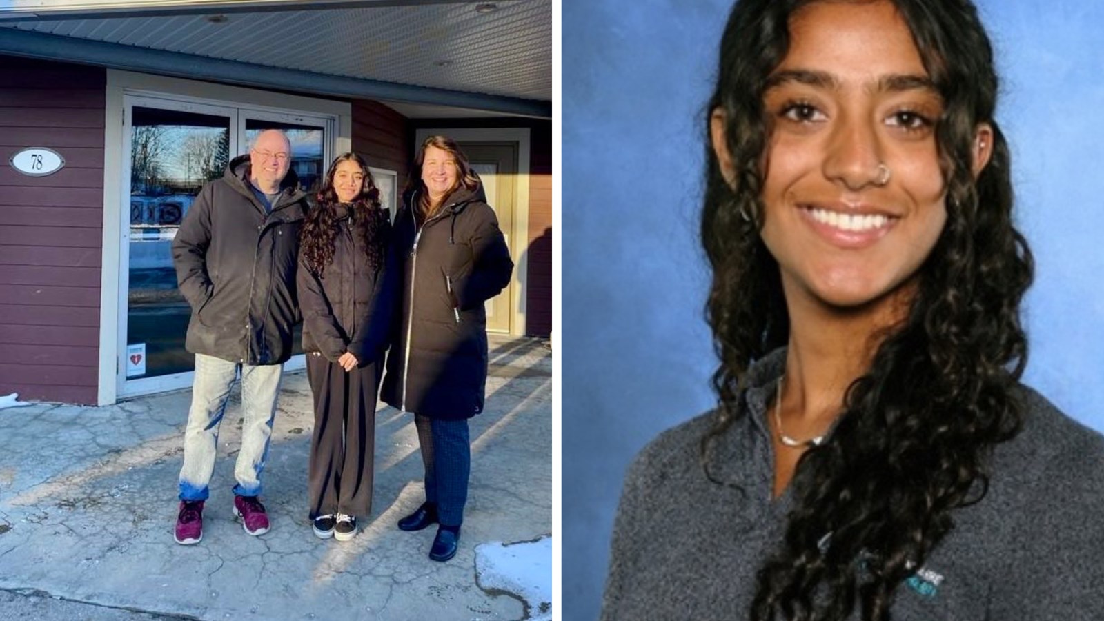 À gauche le maire de Terrasse Vaudreuil, avec Siddhi et Olga Cassetta et Siddhi à droite