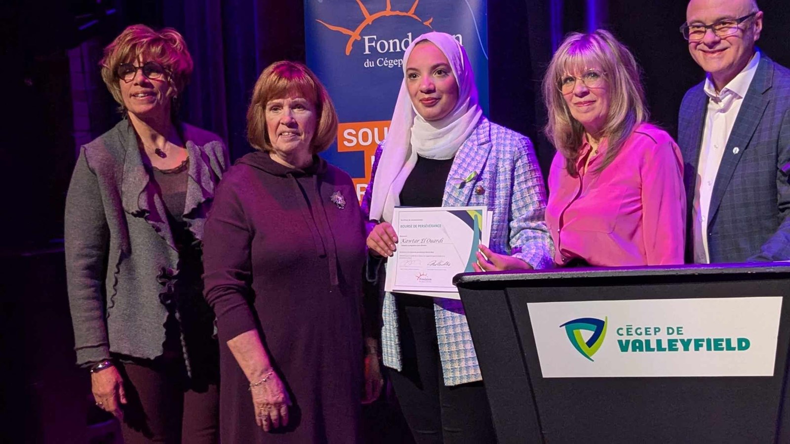 Martial Malo Perseverance Scholarships 
Winner: Kawtar El Ouardi   

