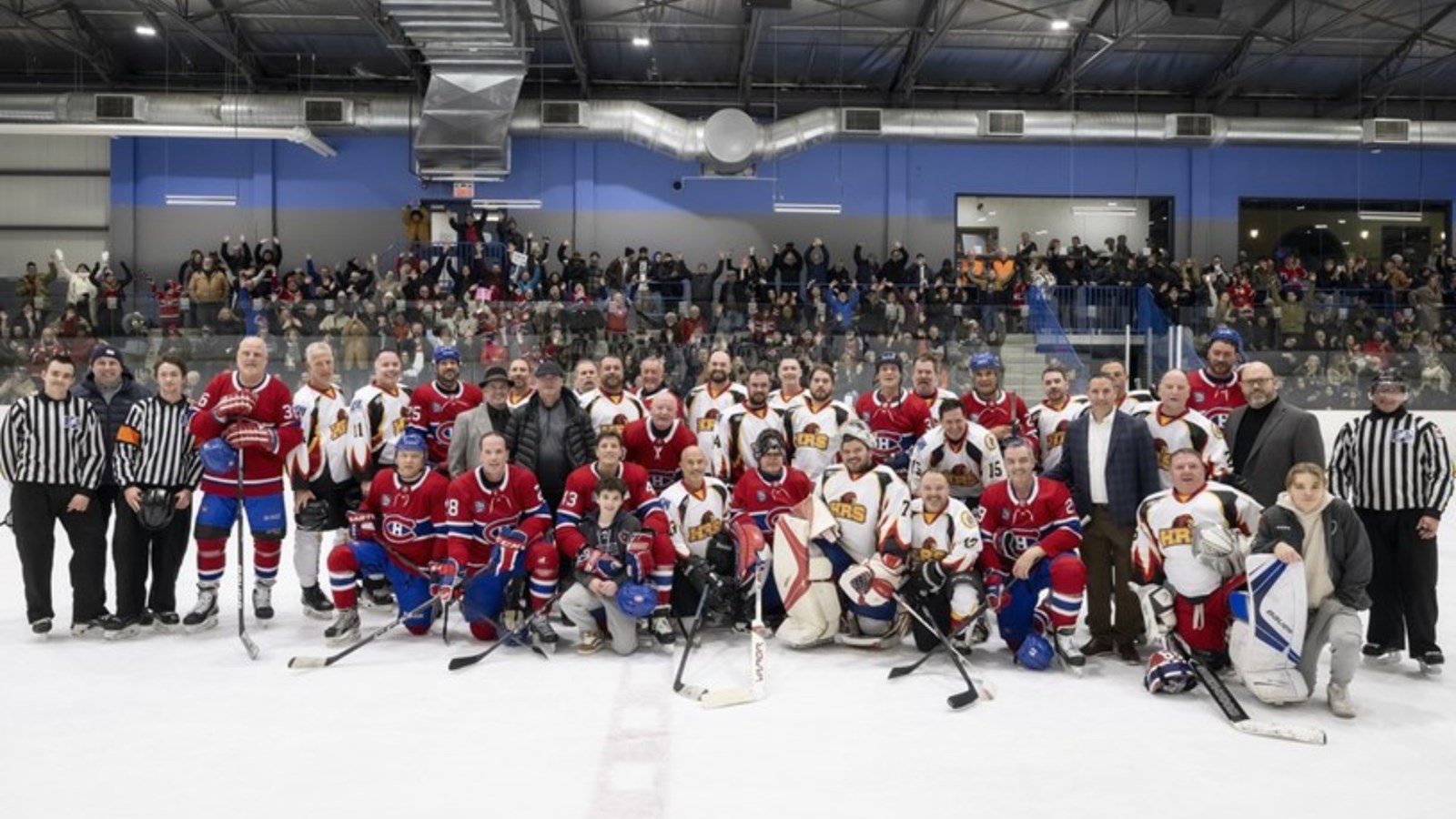 Retour en images sur la visite des Anciens Canadiens à Saint-Lazare ce samedi