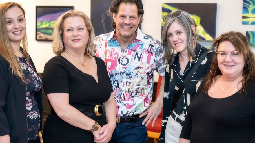 En plus des proches de l'artiste, l'activité a aussi réunit d'autres artistes de TRACE, édition 2024-2025, soit: Marie-Pier Gamache, Stéphane Falardeau, Jacinthe Durand et Ghyslaine Payant