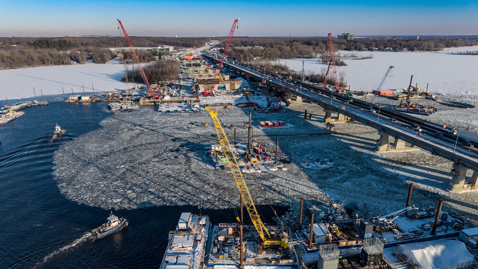 Fermeture de nuit du pont de l'Île-au-Tourtes prévue ce mardi