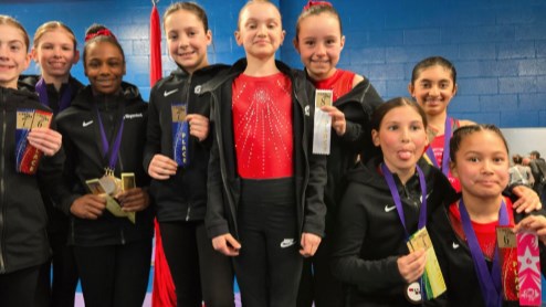 Des athlètes du Club Gymini brillent Gym-Fly