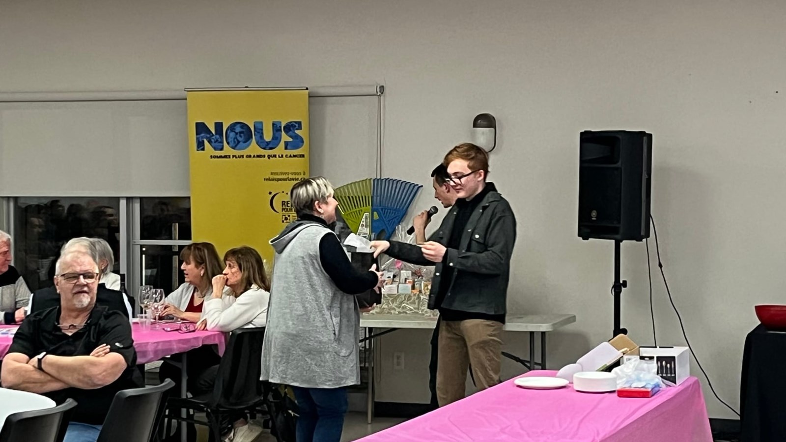 Un beau succès pour le souper-bénéfice de Jeunesse en Marche