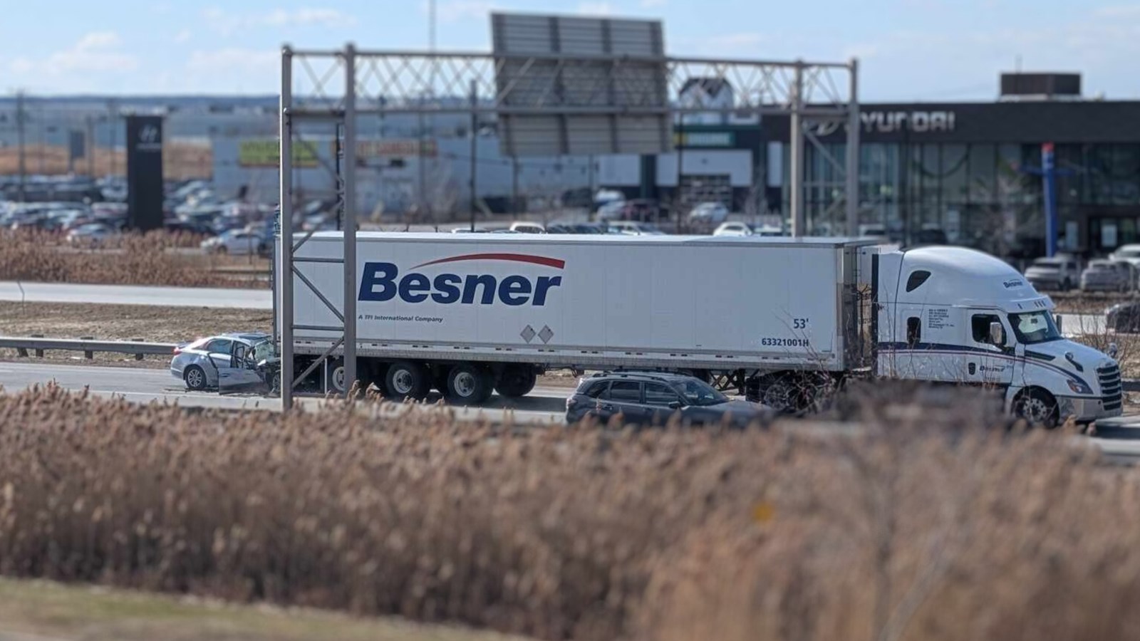 Autoroute 40: importante congestion à la suite d'une collision