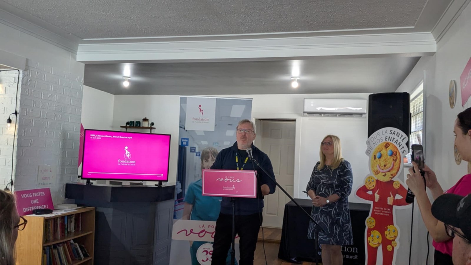 Biscuits Sourire: Objectif 100 000 $ pour la Fondation de l’Hôpital du Suroît