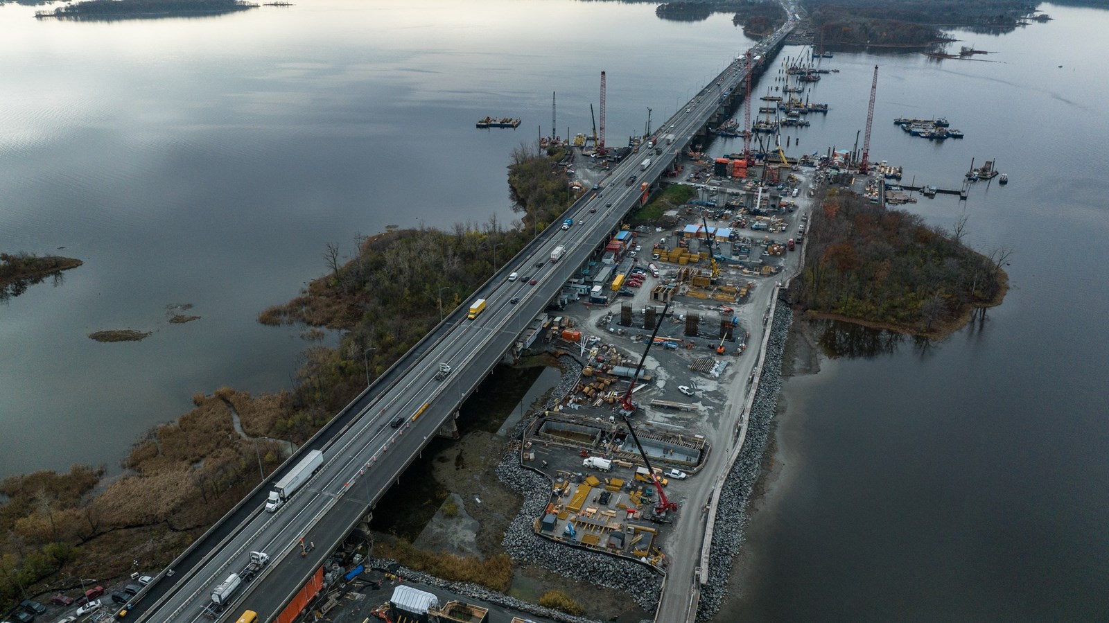 Ouverture d'une quatrième voie sur le pont de l'Île-aux-Tourtes à compter du 28 avril