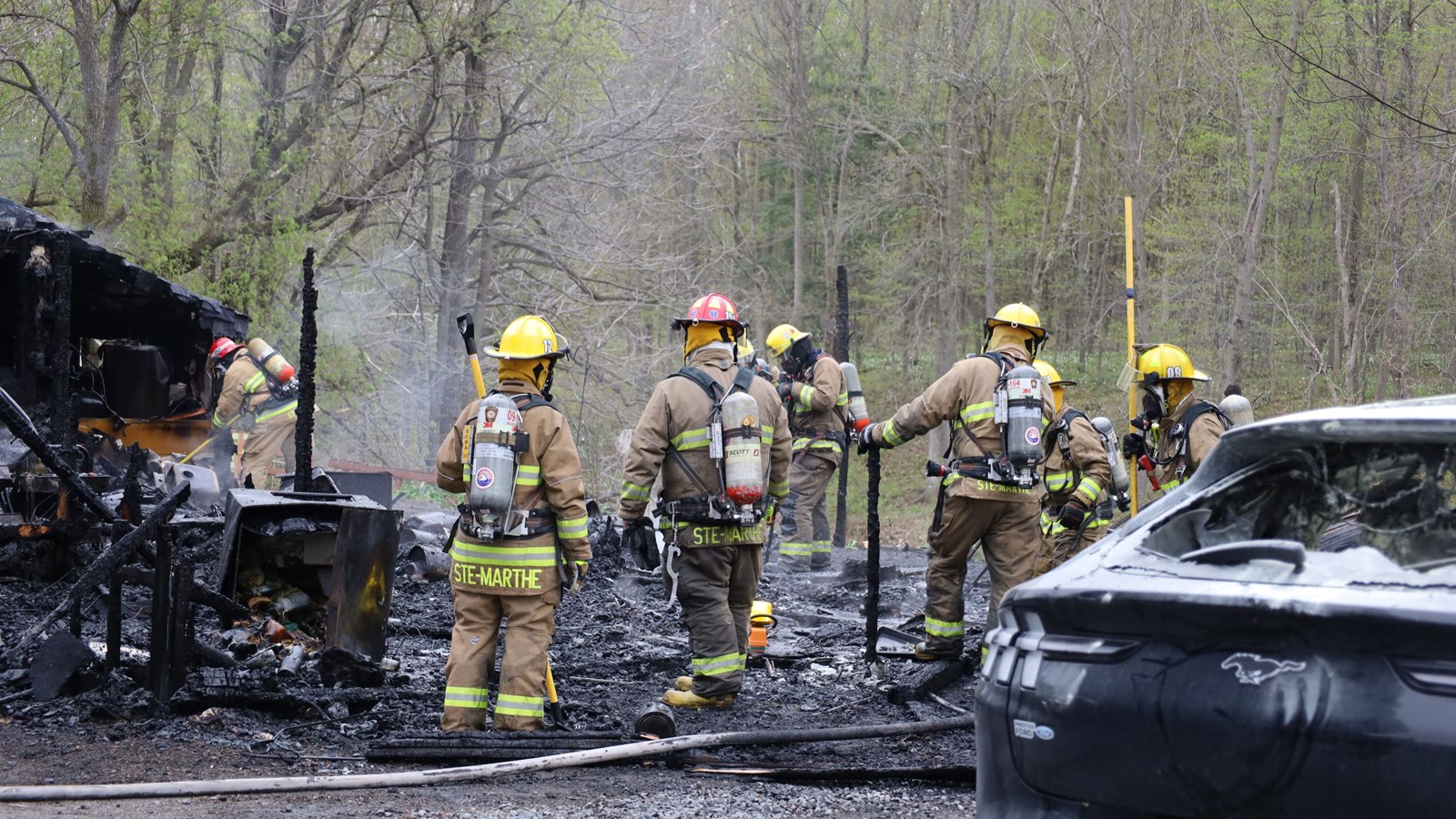Incendie à Sainte-Justine-de-Newton: Une défaillance électrique en cause