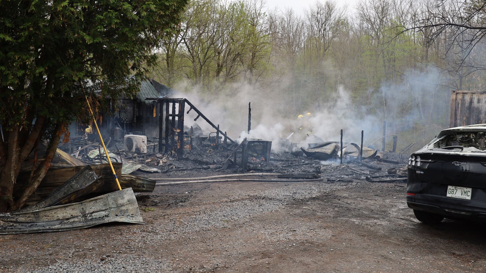 Incendie à Sainte-Justine-de-Newton: Une défaillance électrique en cause