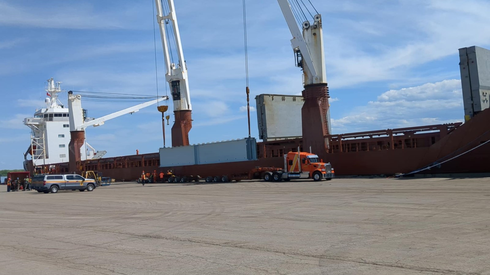 Le Port de Valleyfield au coeur du chantier du pont de l'Île-aux-Tourtes