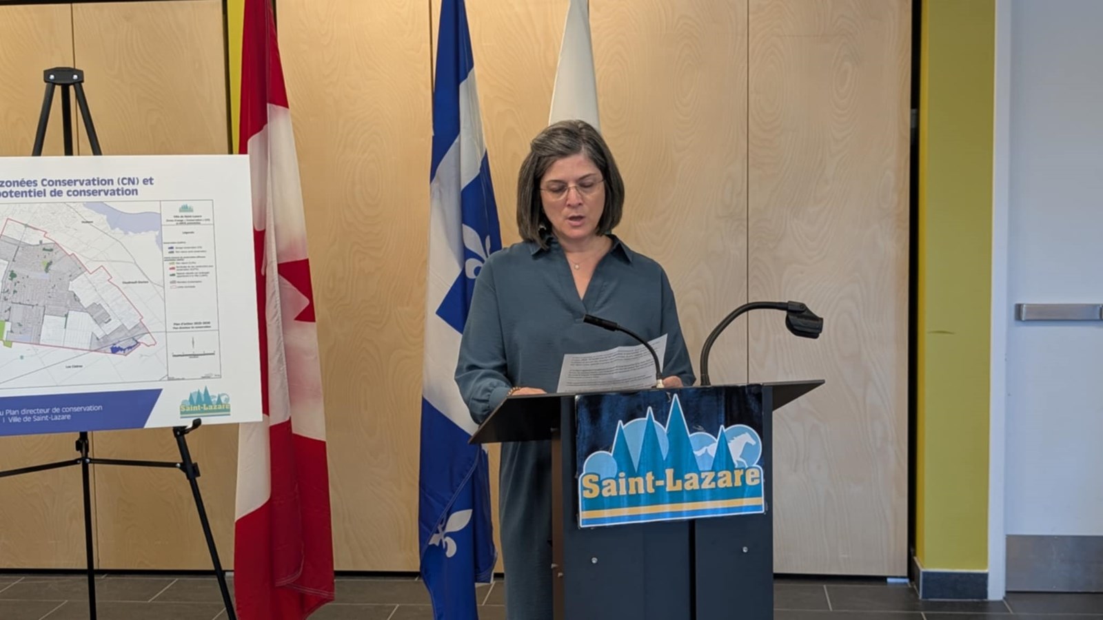 Geneviève Lachance, mairesse de Saint-Lazare
